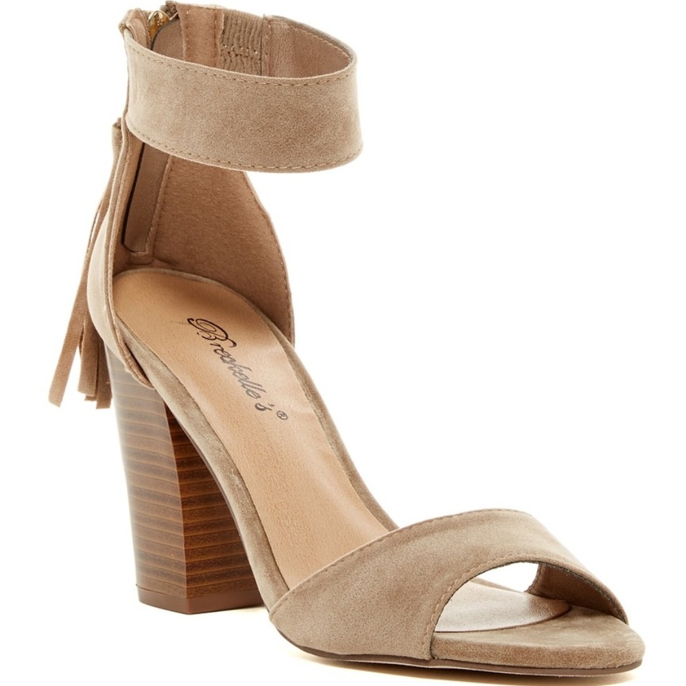 Tan Suede Pensee Tassel Sandal Worn Once Breckells